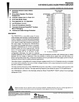 DataSheet TPA032D03 pdf